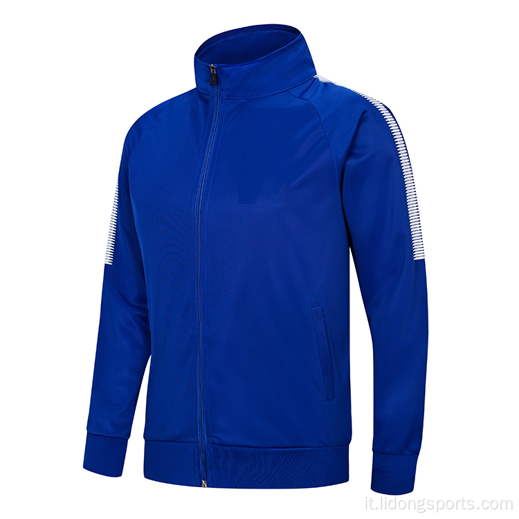 Uomini di moda all&#39;ingrosso Sport Jaket con striscia laterale