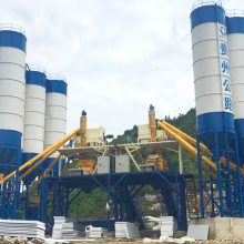 HZS120 stationary ready mixed concrete batching plant