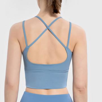 Nữ Yoga Áo thể thao Crop Top