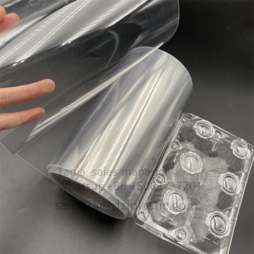 Blister thermoforming PET transparent sheet