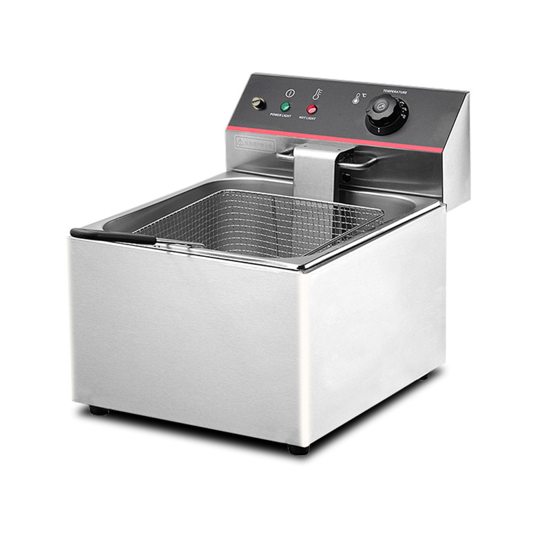 Commercial High Quality Kitchen Restaurant Equipment Stainless Steel Frying Machine Deep Fryer