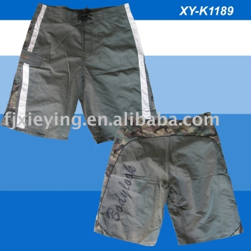 camouflage printed beach short