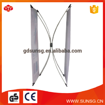 outdoor advertising double sides X banner stand / X banner stand with double face / Double side Picture Display X banner stand