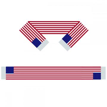 The United States Scarf Flag Football Team Scarf Soccer Fans Scarf 15*150cm