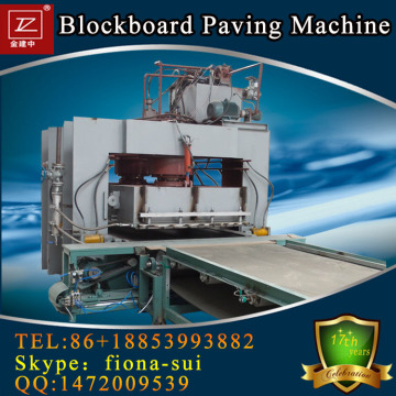 block board hot press machine/block board making line