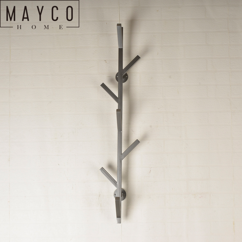 Mayco Creative Modern Metal Iron Wall Mounted Clothes Drying Coat Rack