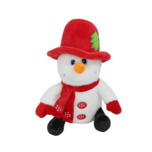 Snowman Christmas Plush Doll - Festive Home Decoration and Baby Toy