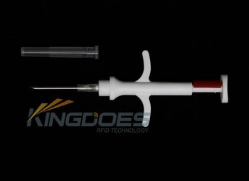 RFID Syringe embedded glass transponder