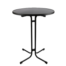 MDF table top bar table cocktail  folding table white color  for event