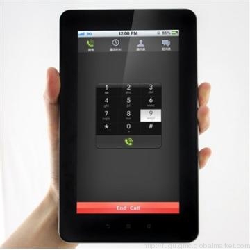 7\'\' Capacitive Mini PC, MSM7227, 600MHZ, WCDMA, GPS, Camera, Video, E-mail