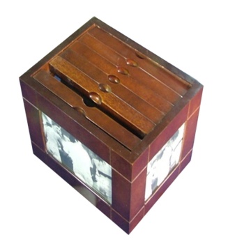 Etro Style Wooden Photo Album Box - Picture Box Wooden Frame