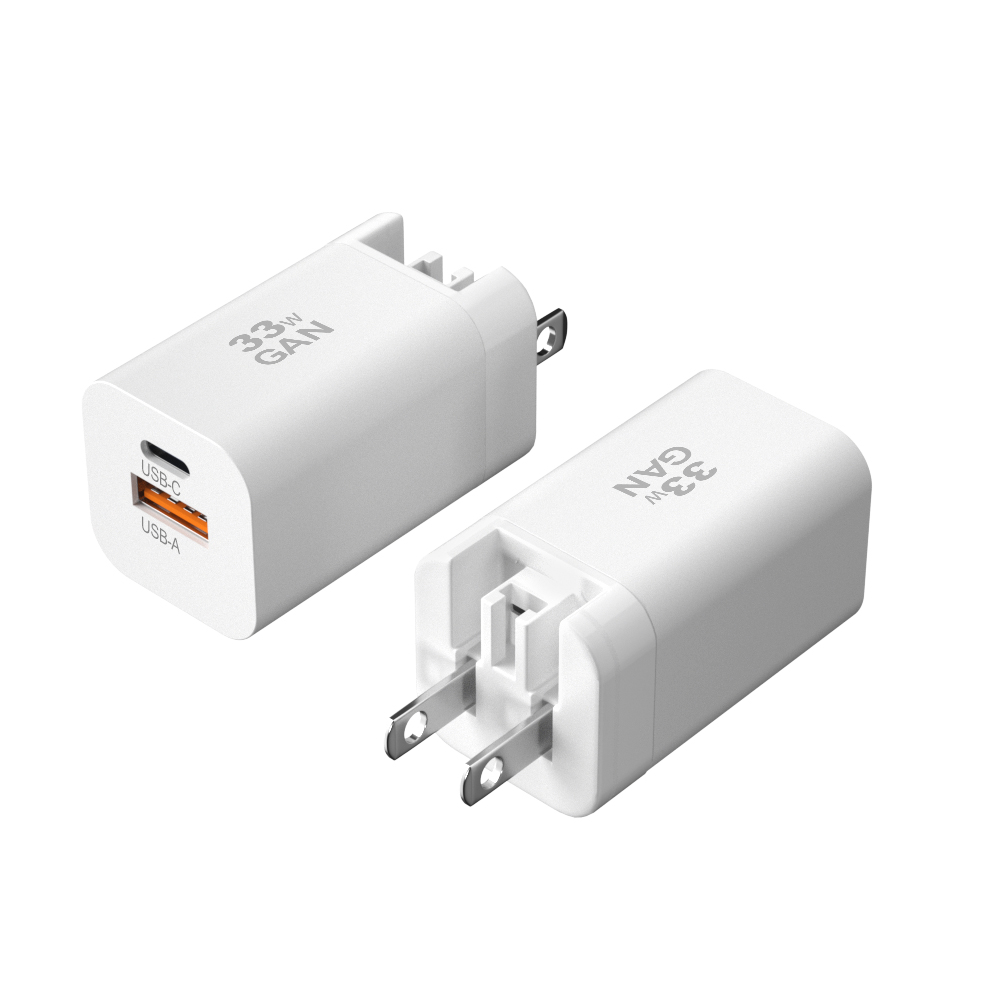 33W AC AC USB WALL GAN PD Charger