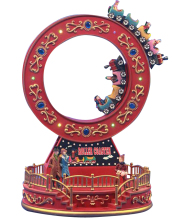 Christmas Roller Coaster With LED lights and Music