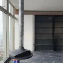 3 Sided Water Vapor Electric Mantel Wooden Fireplace Italian Electric Wall Fireplace