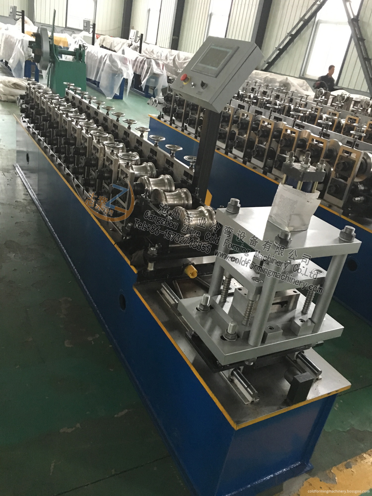 Automatic Roller Shutter Door Frame Roll Forming Machine