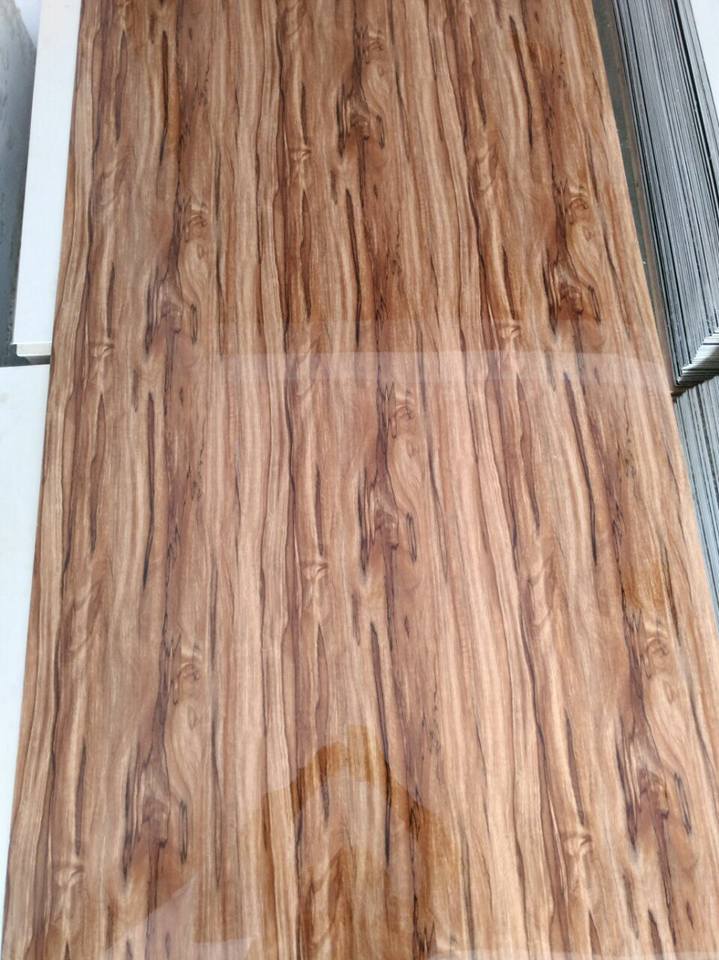 PVC  artificial wooden sheet for interior decoration