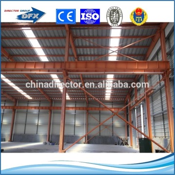 Economical Box Type low cost structural steel prefab warehouse shed