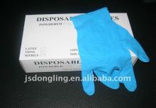 4.0mil Disposible polymer coating style Nitrile Gloves