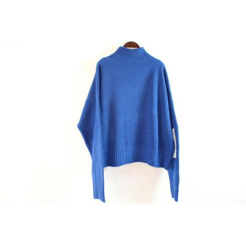 Custom Blue Strick Modepullover