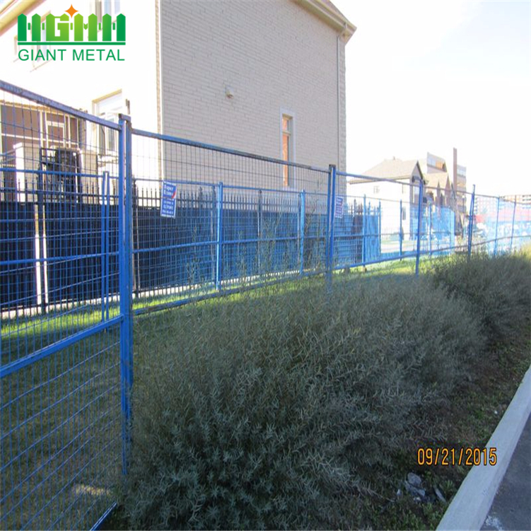 Pvc coated outdoor fence portable Canada temporary fence