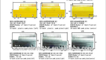 escalator parts Various types of combs plates