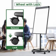 WEYOUNG Mobile Magnetic Dry Erase Board on Easel