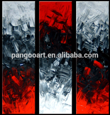 wooden frame abstract canvas oil painting