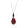 Natural Gemstone Agate Necklace with Silver Chain