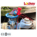 Large Universal Valve Lockout Base with Cable