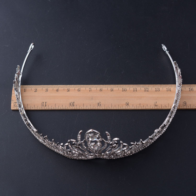 Silver Head Crown For Queen Ballet Headpiece