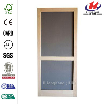 Woodcraft Wood Unfinished Reversible Hinged Screen Door