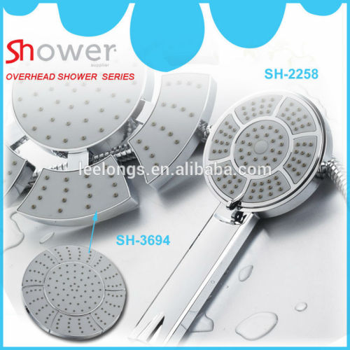 8 inch ABS plastic shower head with hand shower
