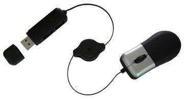 2USB Hub mini optical mouse