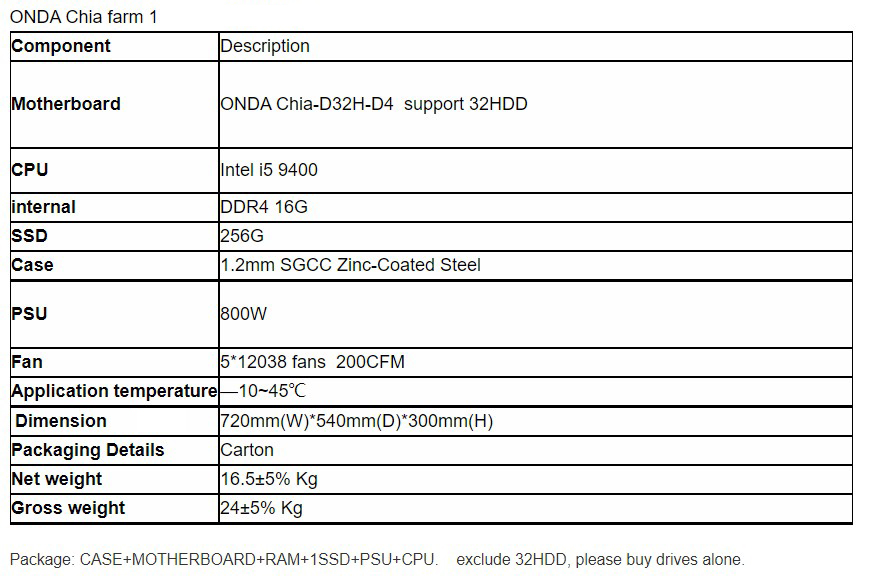 Best Price Onda B365 D32d4 server case D32hd4 Motherboard  Intel I5 Cpu X-CH  Hdd For server case