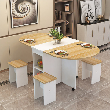 Wooden Folding Table Multifunctional Folding Dining Table