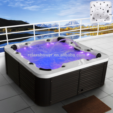 New free standing outdoor hot spa bath