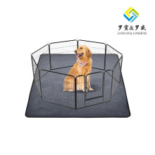 Dark gray fleece dog blanket