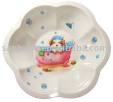 Melamine flower bowl