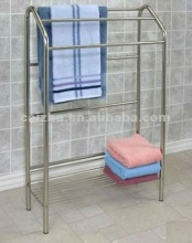 Chrome Steel Towel Rack Stand