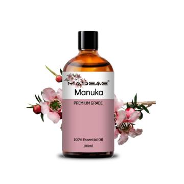 Huile essentielle de manuka biologique en vrac pour le diffuseur d&#39;aromathérapie, peau grasse, cheveux