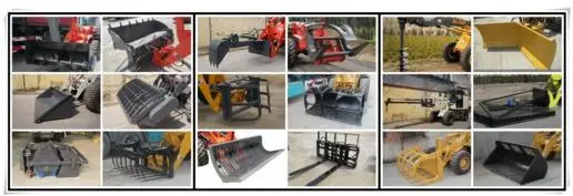 Low Price 1.5ton Compact Mini Loader Zl15 for Europ Market