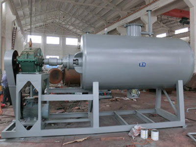 Rotary Rake Vacuum Dryer مع درجة الحرارة