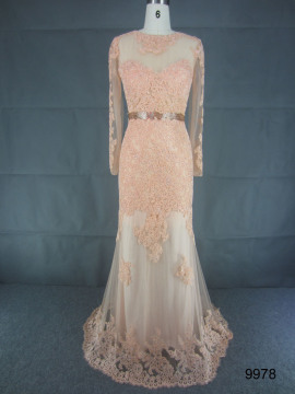 Lace Backless Long Formal Evening Prom Dresses