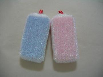 colorful mesh kitchen cleaning sponge