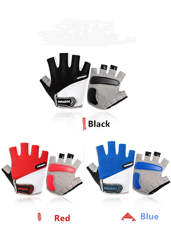 Fashion Half Finger Sports Gloves Weightlifting Gloves