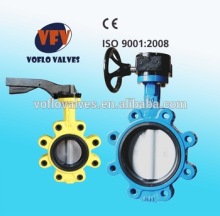 dn200 PN10 16 Lug Type CI body with C954 Disc butterfly valve