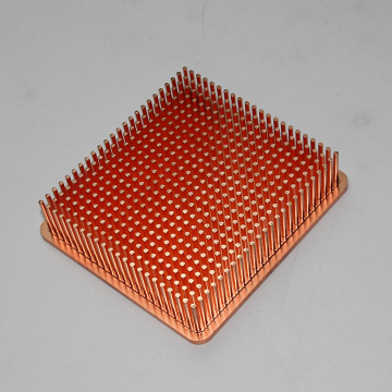 Squared Copper Pin Fin Heatsink Copper Cooler Radiator