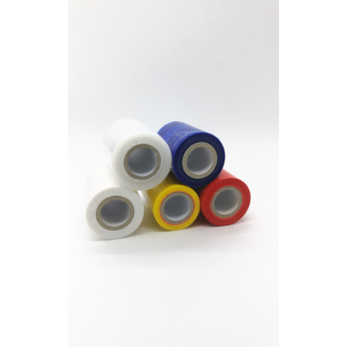 Colorful bundling stretch wrap film roll