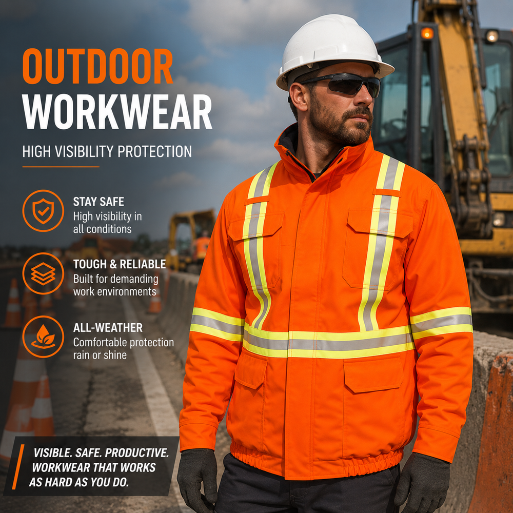 Светоотражающая униформа защитной куртки высокой видимости High Visibility Reflective Safety Jacket Uniform