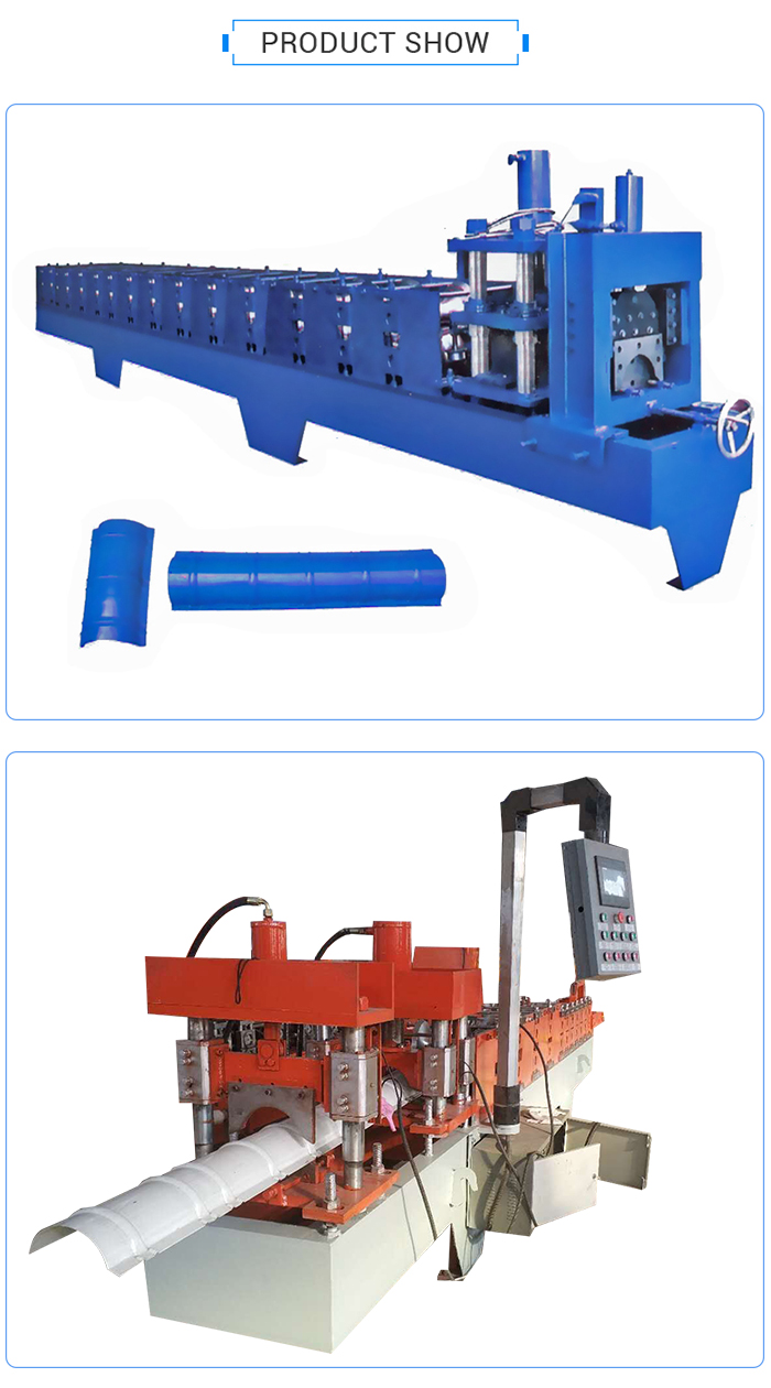 High Speed Metal Roof Tile Ridge Cap roll Forming Machinery